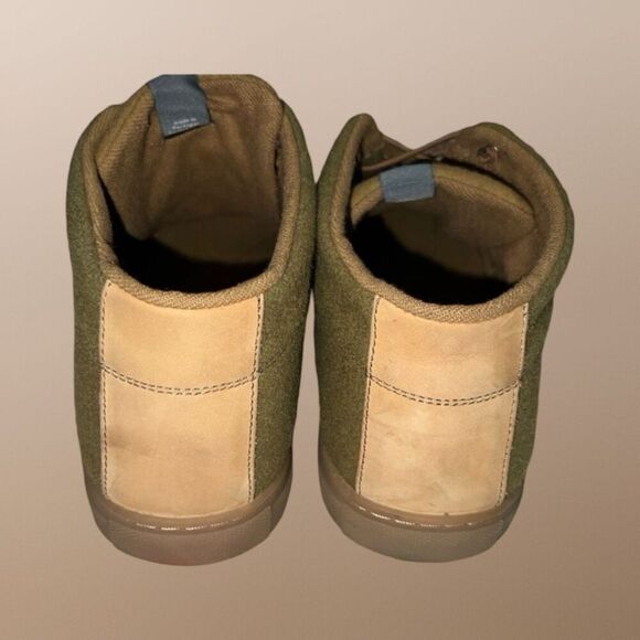 BAABUK Sky Wooler Khaki Brown Nose Wool Sneaker Size EU 45 US 11.5 12 - Picture 8 of 9